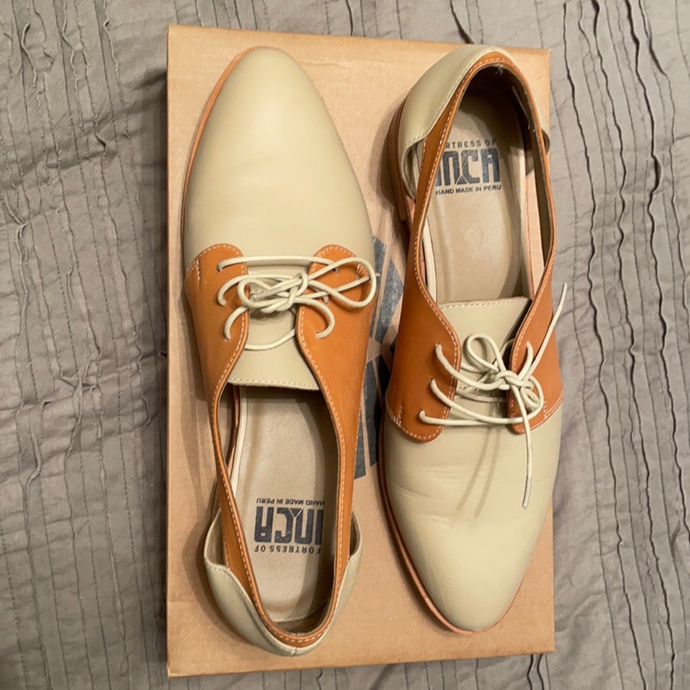 Fortress of Inca Loafer. Size 40. Handmade in Peru. Worn once